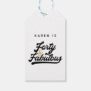 Search for 40th birthday gift tags Elegant birthday party