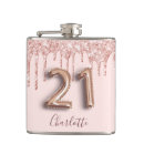 Search for 21st birthday flasks Rose gold