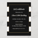 Search for 18th boy birthday invitations Gold