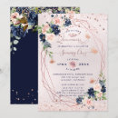 Search for blush and navy quinceanera invitations Sweet 15