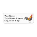 Search for fowl return address labels Chicken