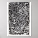 Search for accident art Black and white