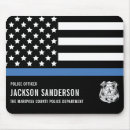 Search for thin blue line mousepads Policeman