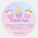 Search for birthday cupcake stickers Girl