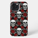 Search for goth skull iphone cases Red
