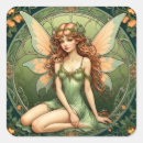 Search for green fairy stickers Vintage