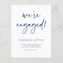 Search for engagement announcements postcards Engaged