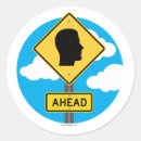 Search for traffic sign stickers Ahead