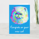 Search for new pet cat congratulations cards Pets