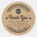 Search for handmade thank you stickers Handmade with love