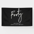 Search for 40th birthday party decor Simple