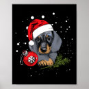 Search for christmas dachshund posters Santa claus