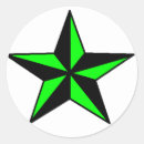 Search for neon stars stickers Green