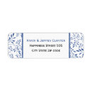 Search for indigo return address labels Floral