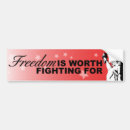 Search for status bumper stickers Freedom