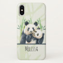 Search for panda bear cases Black and white