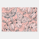 Search for bugs wrapping paper Butterfly