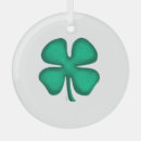 Search for 4 leaf clover christmas tree decorations Irish