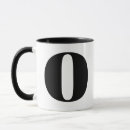 Search for initial o mugs Modern