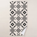 Search for black and white aztec bath towels Boho
