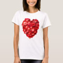 Search for rose petals tshirts Heart