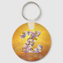Search for letter z key rings Initial