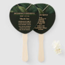 Search for wedding ceremony hand fans Leaves