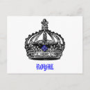 Search for white crown postcards Blue