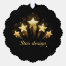 Search for gold star christmas tree decorations Glowing
