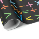 Search for math wrapping paper School