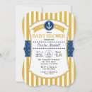 Search for blue white and gold baby shower invitations Gender neutral