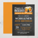 Search for cheers and beers 30th birthday invitations Cheers to 30 years