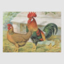Search for vintage rooster tissue paper Country