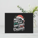 Search for gamer christmas cards Santa