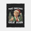 Search for funny christmas blankets Take america back