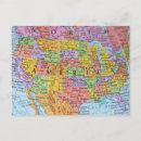 Search for vintage usa map postcards United states map