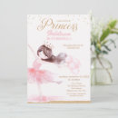 Search for pink and gold princess invitations For kids