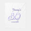Search for birthday name blankets 10 20 30 40