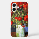 Search for van gogh poppies iphone cases Red