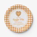 Search for brown gingham paper plates Baby shower