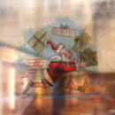 Search for santa claus window decals Christmas window cling