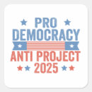 Search for democracy stickers 2025