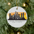 Search for boston skyline christmas tree decorations Massachusetts