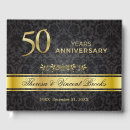 Search for 50th anniversary guest books Damask