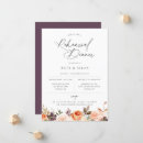 Search for autumn rehearsal dinner invitations Rustic