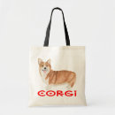 Search for pembroke welsh corgi tote bags Cute