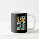 Search for walking on the beach mugs Summer