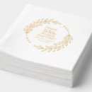 Search for 50th anniversary wedding napkins Gold