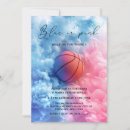 Search for basketball gender reveal invitations Boy or girl