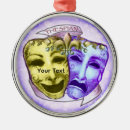 Search for acting masks christmas tree decorations Tragedy